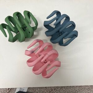 Set of 3 octopus hair clips